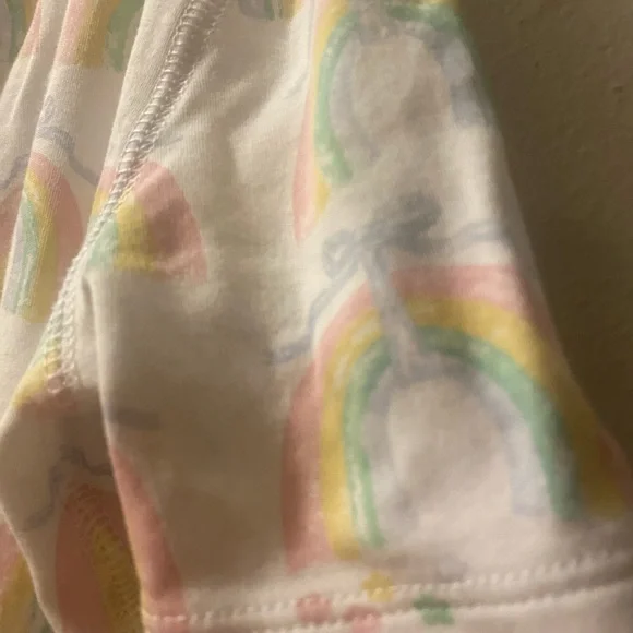 The Beaufort Bonnet Company Pastel rainbow Pajama Set size 14 - Picture 9 of 10